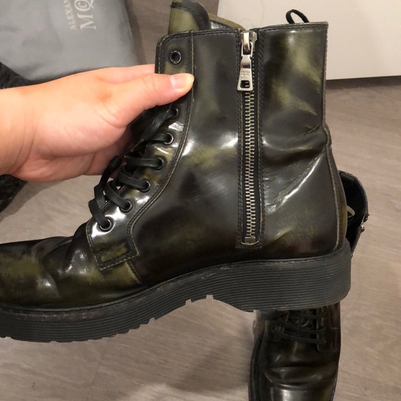 Rare Prada Combat Boots Size 9.5 - Picture 7 of 8